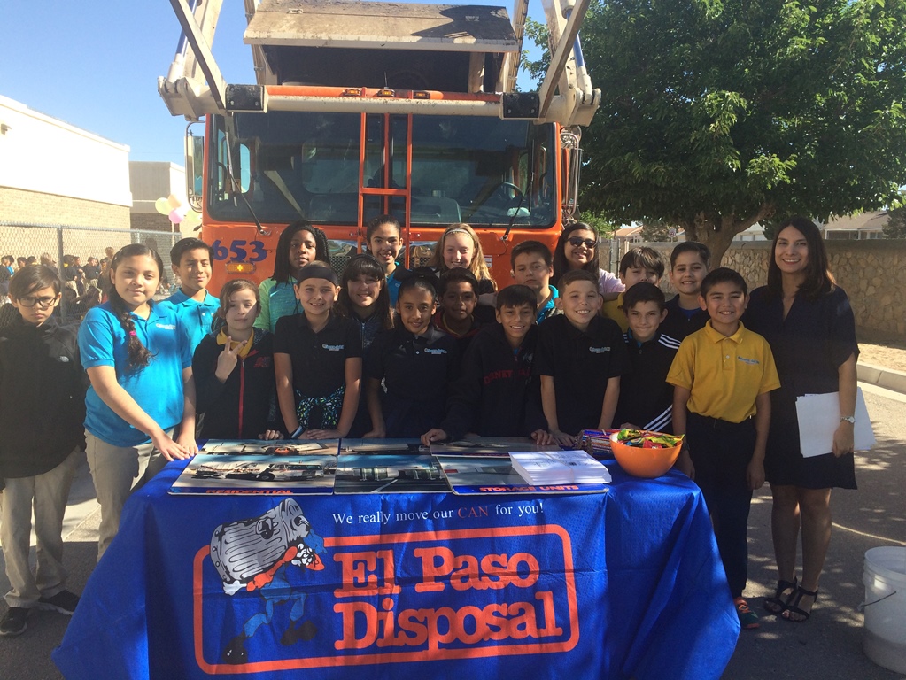 El Paso Disposal Career Day at Local Schools.